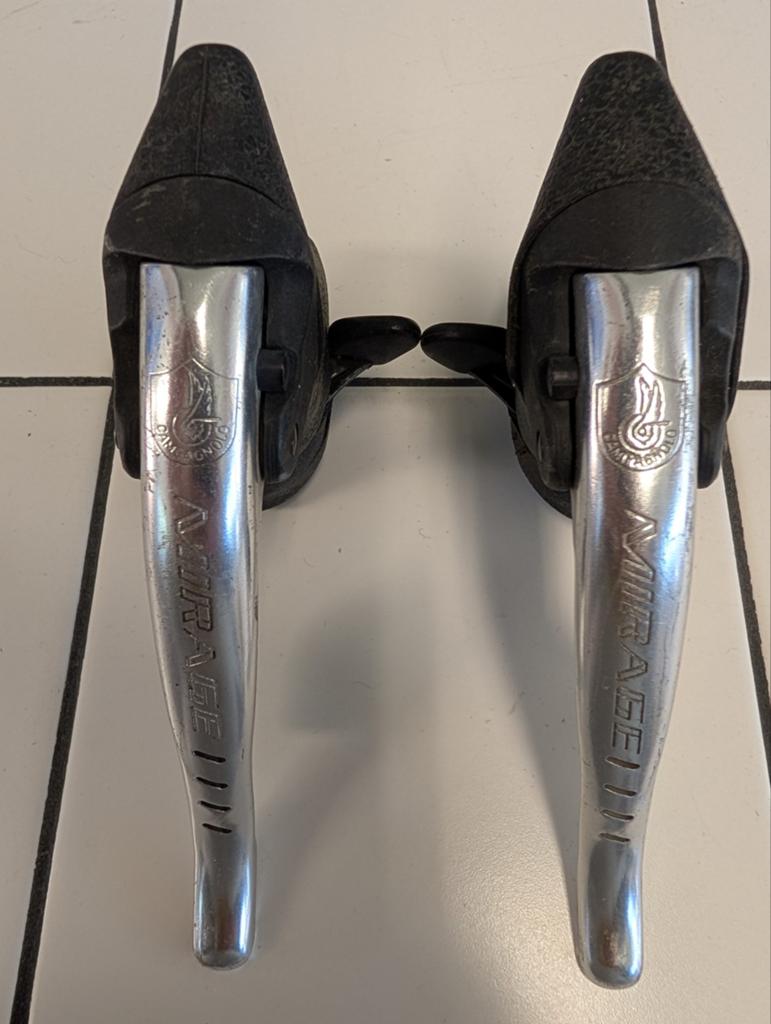 Campagnolo mirage ergopower shifters 2x 8, Campa, Gebruikt, Info@campagnolo.nl, Italy
