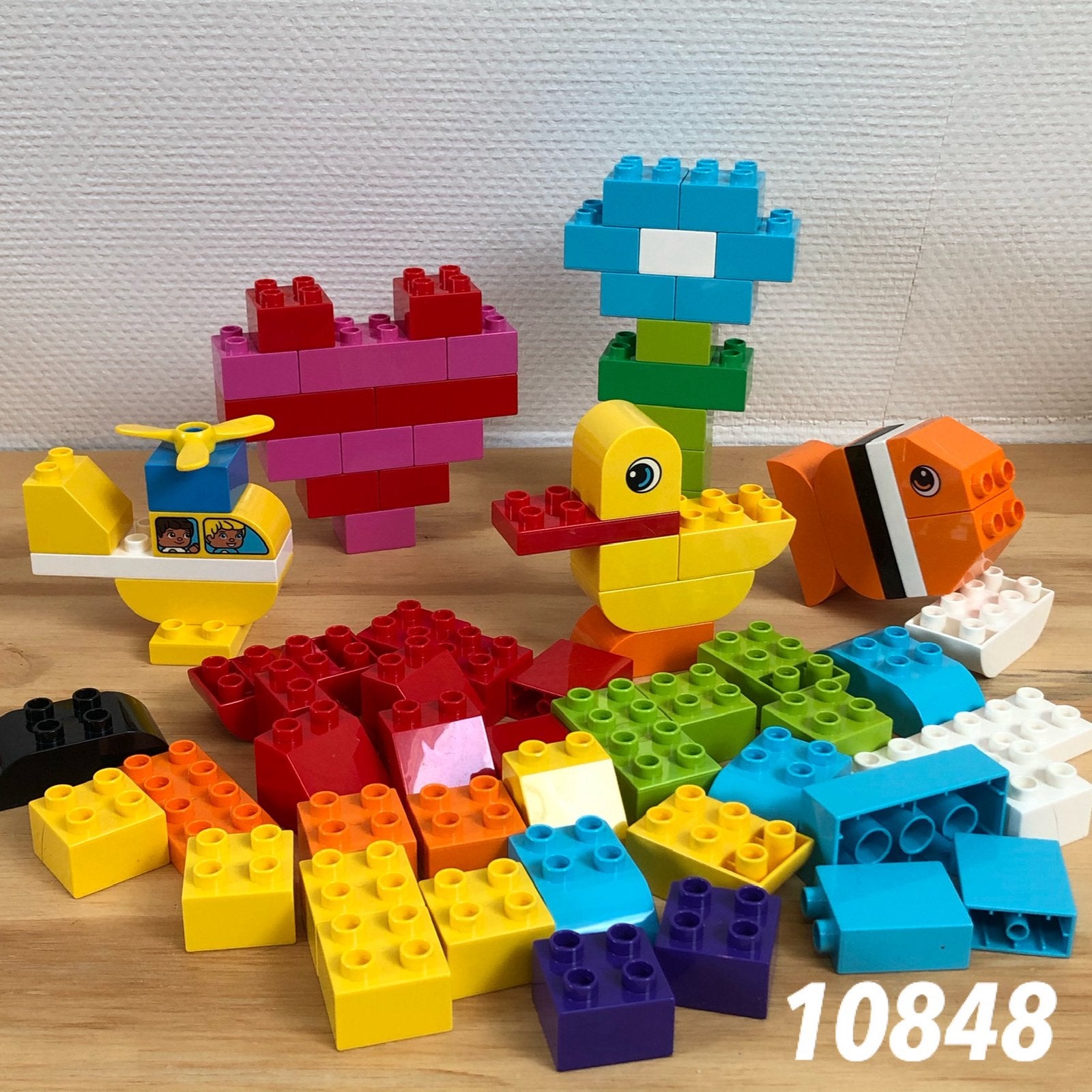 Duplo blokken 10848 (compleet) 6, Kinderen en Baby's, Speelgoed | Duplo en Lego, Ophalen of Verzenden, Zo goed als nieuw, Complete set