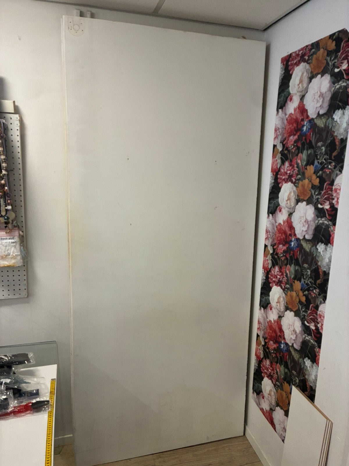 3 zware houten panelen, Ophalen, Gebruikt