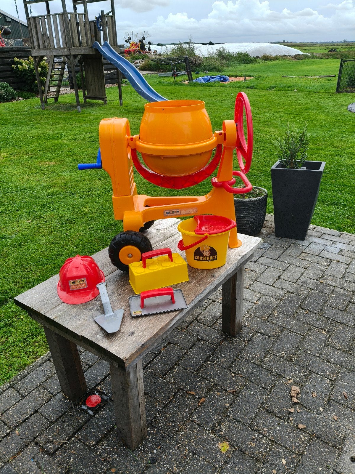 Wader Construct Cementmolen met Accessoires, Ophalen, Zo goed als nieuw