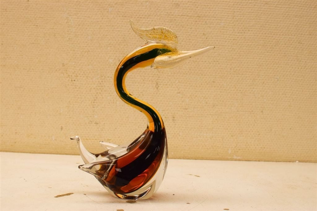 Murano glazen beeld van een vogel 49723, Ophalen of Verzenden, Gebruikt, Dier