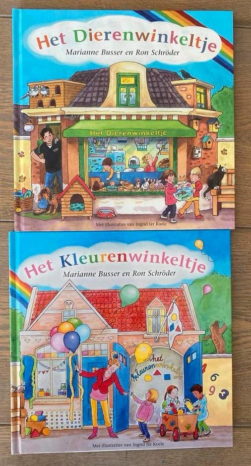 Het Kleurenwinkeltje & Het Dierenwinkeltje - Marianne Busser, Boeken, Fictie algemeen, Jongen of Meisje, Ophalen of Verzenden
