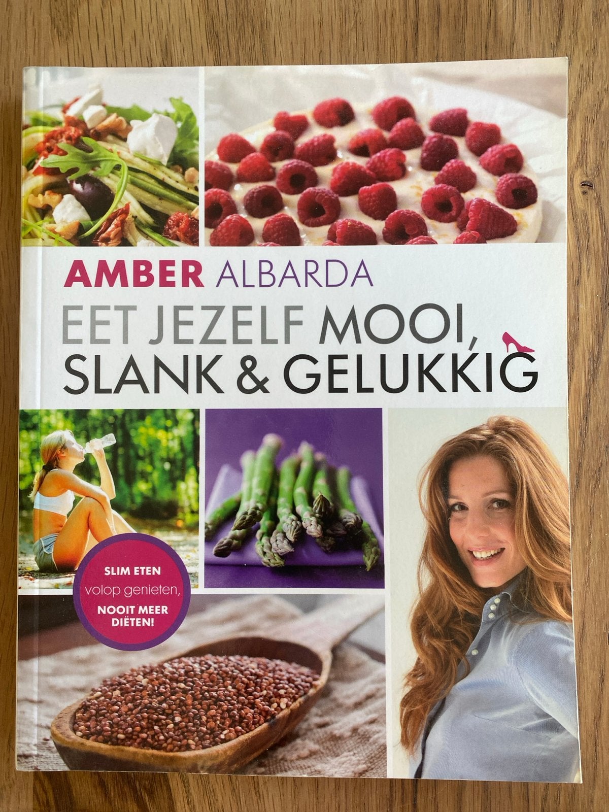 Amber Albarda - Eet Jezelf Mooi, Slank & Gelukkig, Ophalen of Verzenden, Zo goed als nieuw, Dieet en Voeding