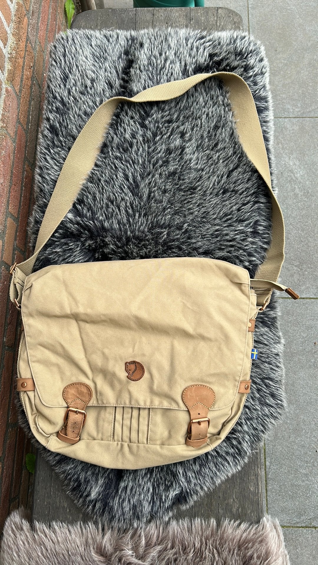 Outdoor/jagerstas Fjallraven, Ophalen of Verzenden, Zo goed als nieuw, Zwart