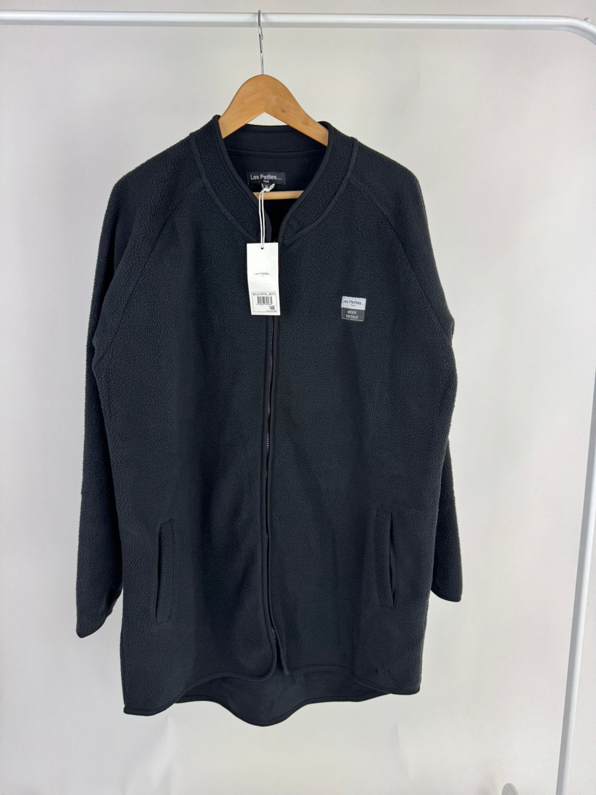 Les Petites Paris – Betty fleecevest zwart – maat XL – NIEUW, Ophalen of Verzenden, Nieuw, Maat 46/48 (XL) of groter, Zwart