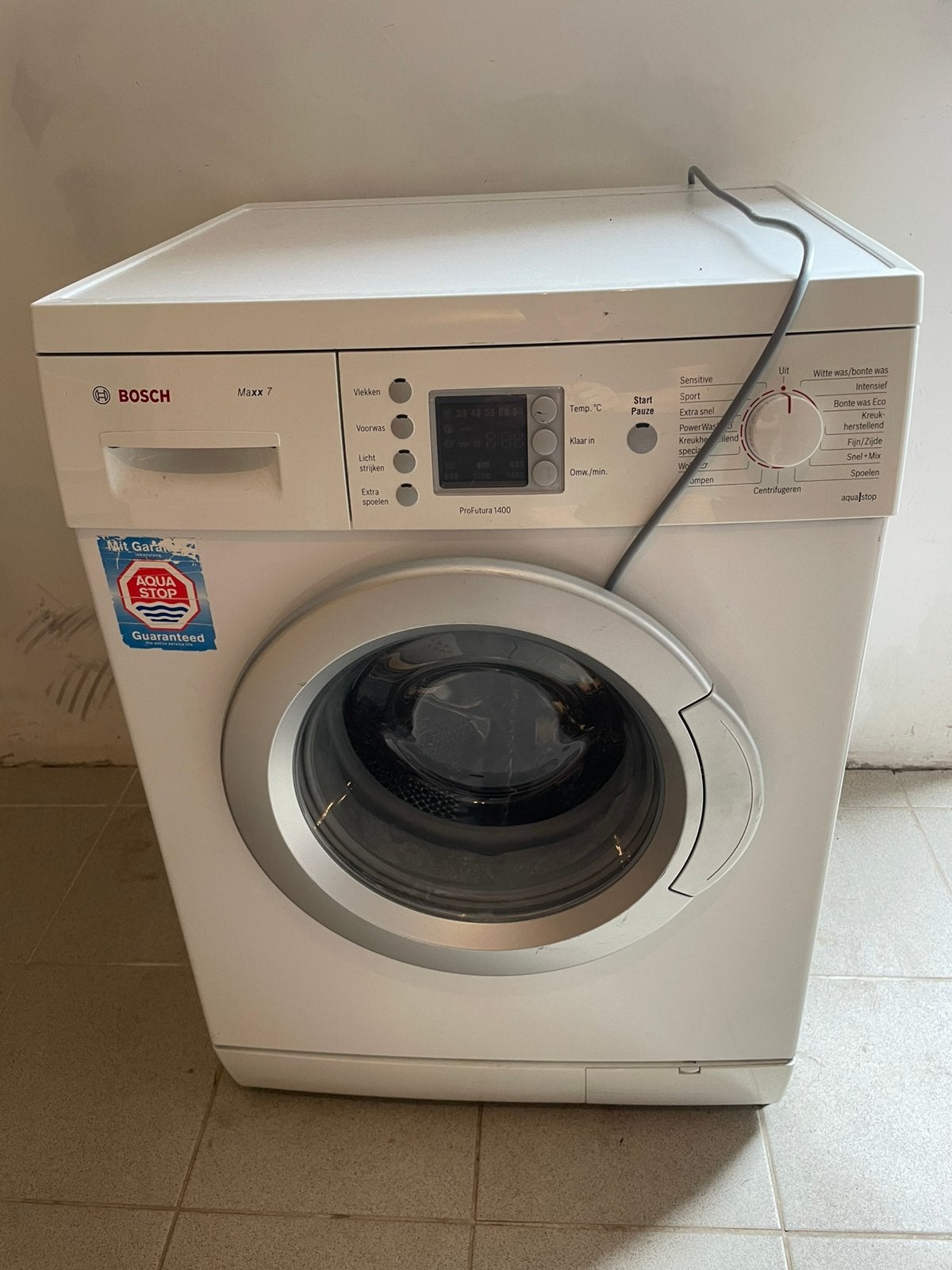 Wasmachine Bosch Profutura 1400, 6 tot 8 kg, Ophalen, 1200 tot 1600 toeren, 85 tot 90 cm