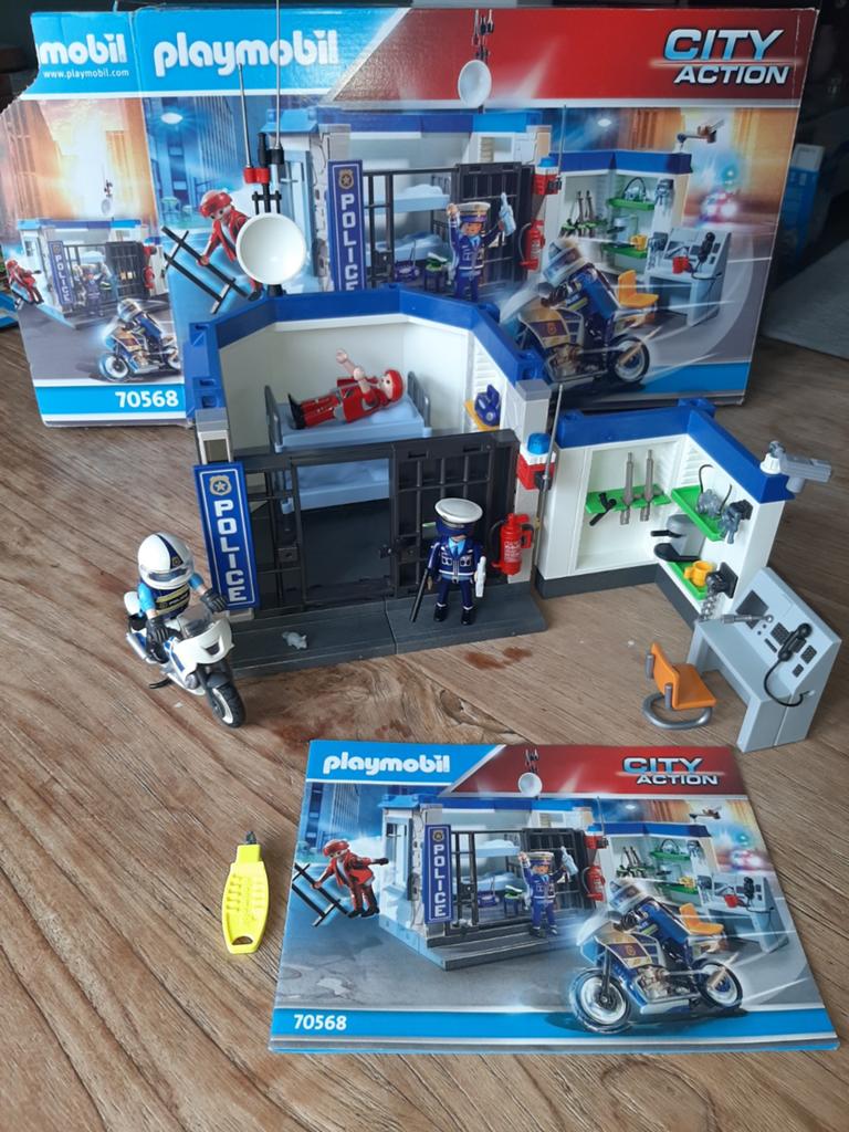 Zgan playmobil 70568 ontsnapping uit de gevangenis, Ophalen of Verzenden, Zo goed als nieuw, Complete set