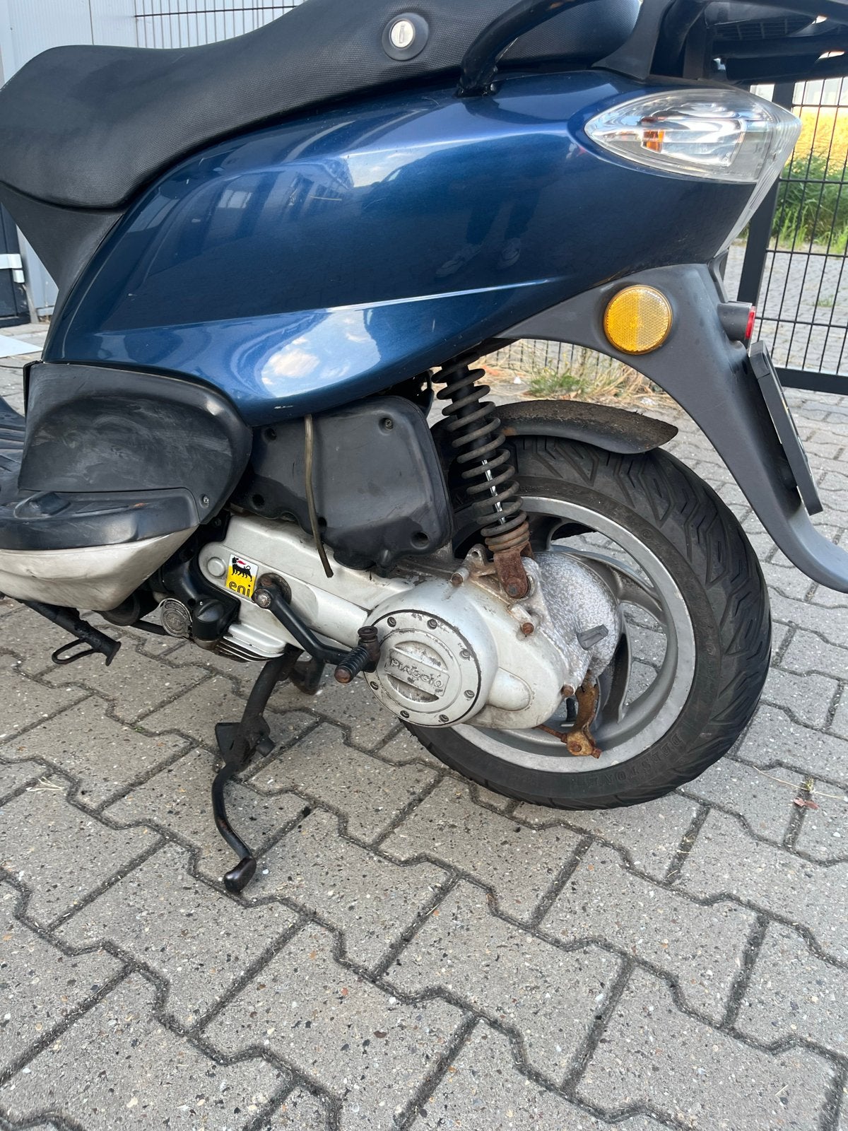 Blauwe Piaggio C44, Fietsen en Brommers, Scooters | Piaggio, Ophalen, Gebruikt, Overige modellen, Maximaal 45 km/u