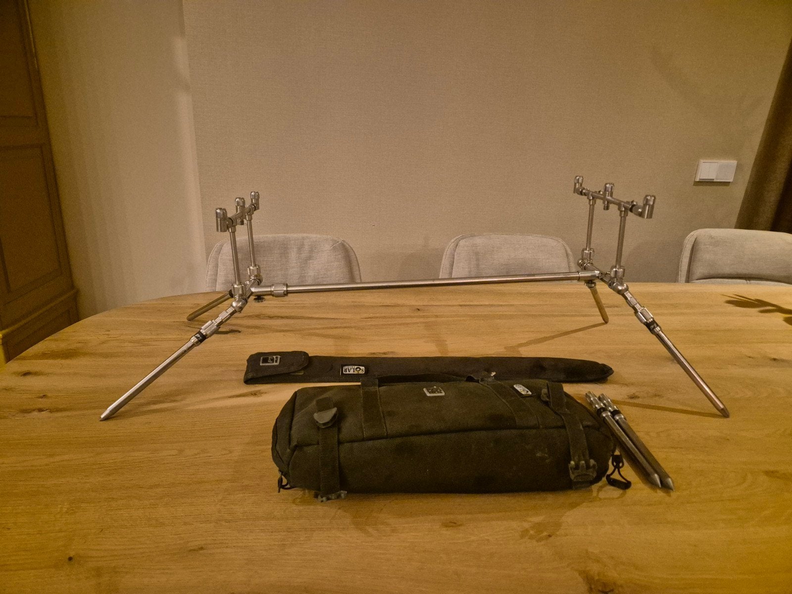 Solar P1 worldwide rodpod, Watersport en Boten, Ophalen of Verzenden, Gebruikt, Overige typen