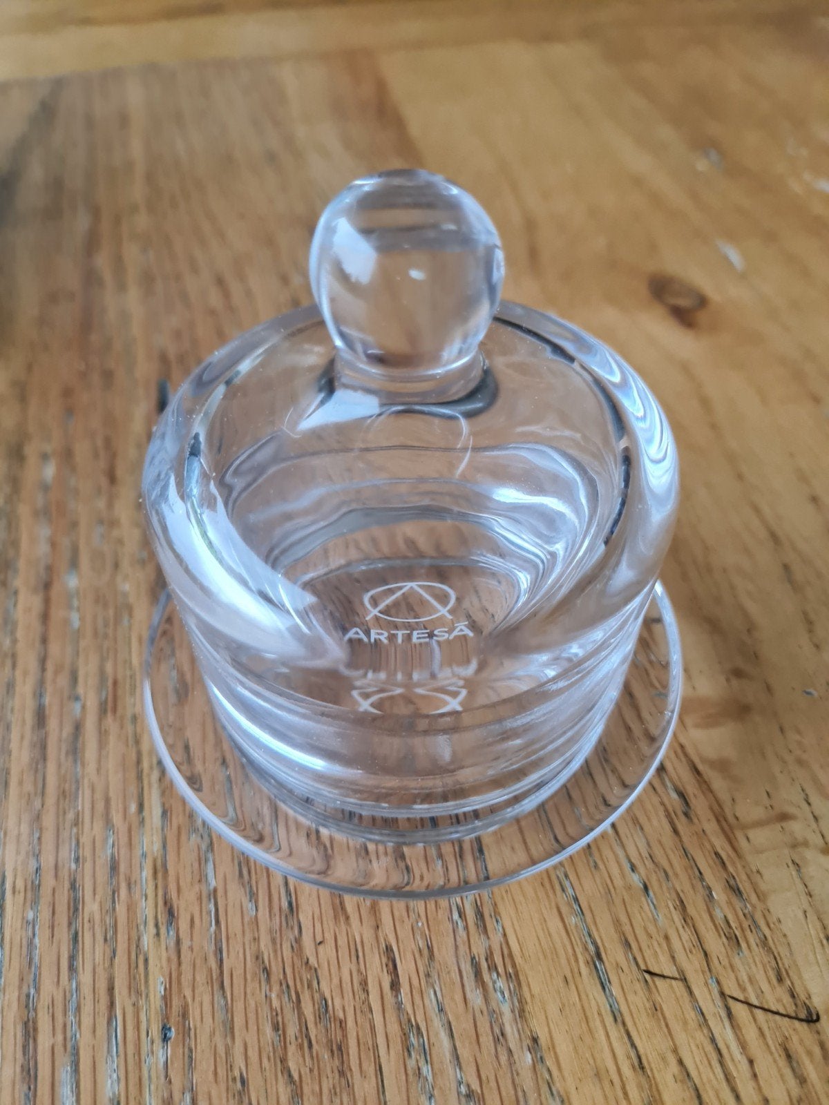 Artesa Glazen Mini Cloche met Deksel - Zo goed als nieuw, Ophalen of Verzenden, Zo goed als nieuw, Glas, Modern