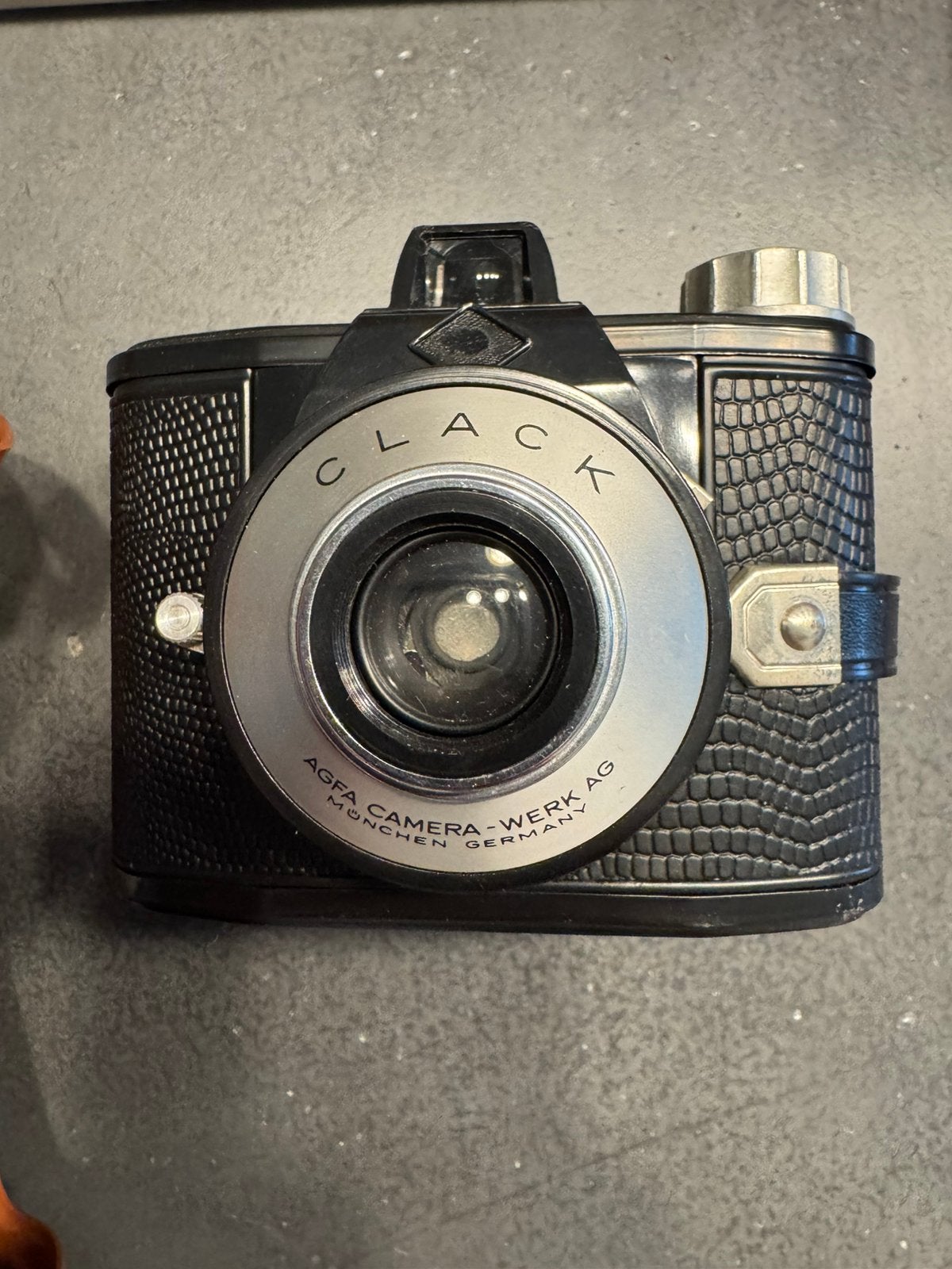 Clack Agfa Camera-werk AG foto toestel 1954-1965., Ophalen of Verzenden, Niet werkend, Compact, Overige Merken