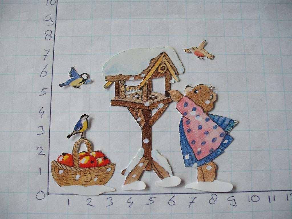 nr. 693 - uitgeknipt 3d plaatje kerst, Ophalen of Verzenden, Nieuw, Kerst, Knipvel