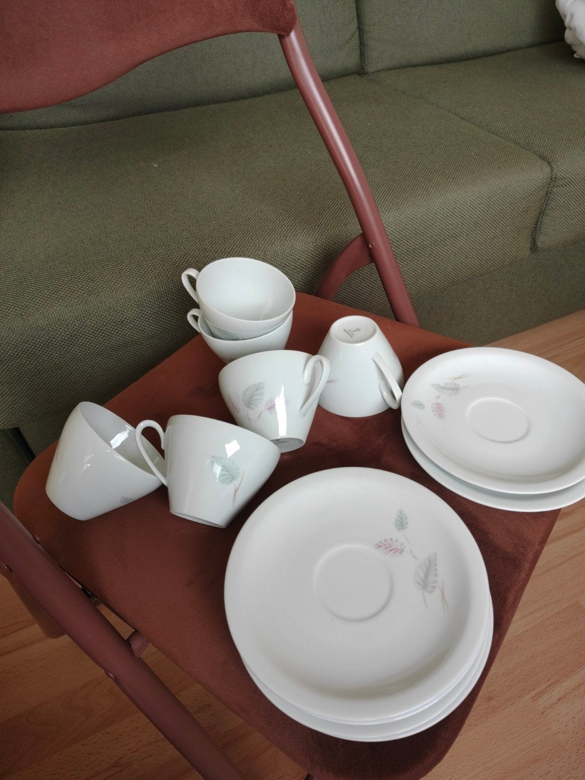 Schirnding Bavaria Koffie-/Theeservies met Loučky stempel, Antiek en Kunst, Ophalen of Verzenden