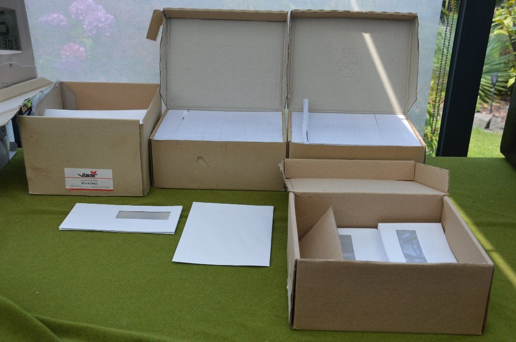 4 dozen met venster enveloppen en akte enveloppen 170/240 mm, Diversen, Papierwaren, Ophalen of Verzenden, Nieuw