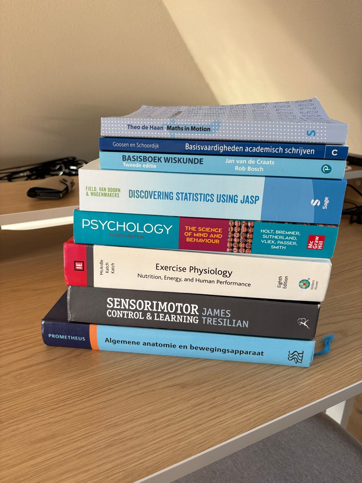 Boekenpakket Bewegingswetenschappen VU Jaar 1, Ophalen, Beta, Zo goed als nieuw, WO