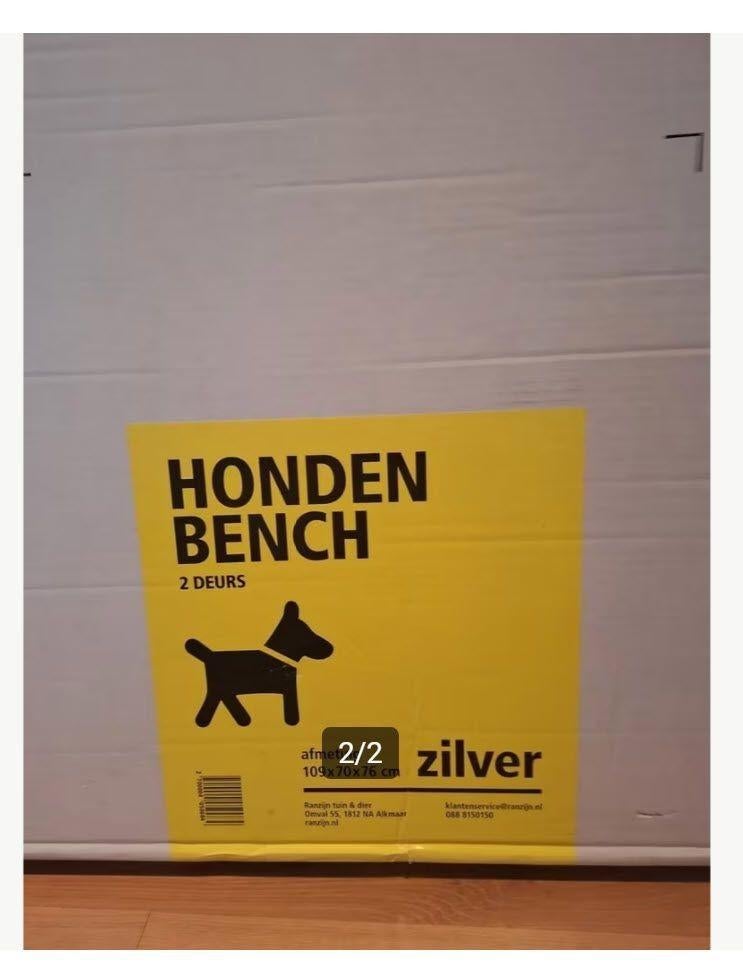 Hondenbench. Afm. 109x70x76cm, Ophalen, Nieuw
