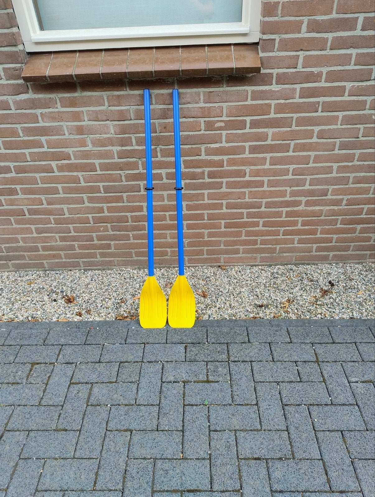 roeispanen, Ophalen, Zo goed als nieuw, Dubbelbladige peddel