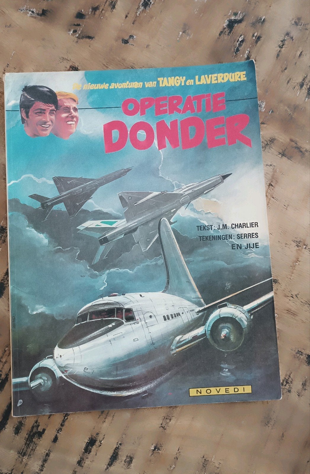 Tangy en Laverdure 20 - Operatie Donder (1e druk, 1981) -, Boeken, Stripboeken, Eén stripboek, Ophalen of Verzenden, Gelezen