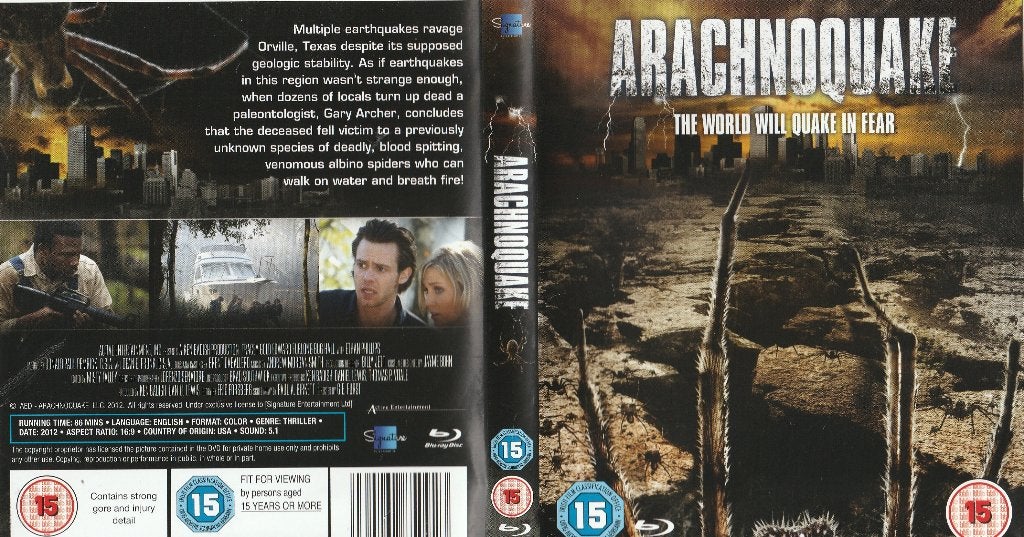 Arachnoquake blu ray ( engels ), Ophalen of Verzenden, Zo goed als nieuw, Actie