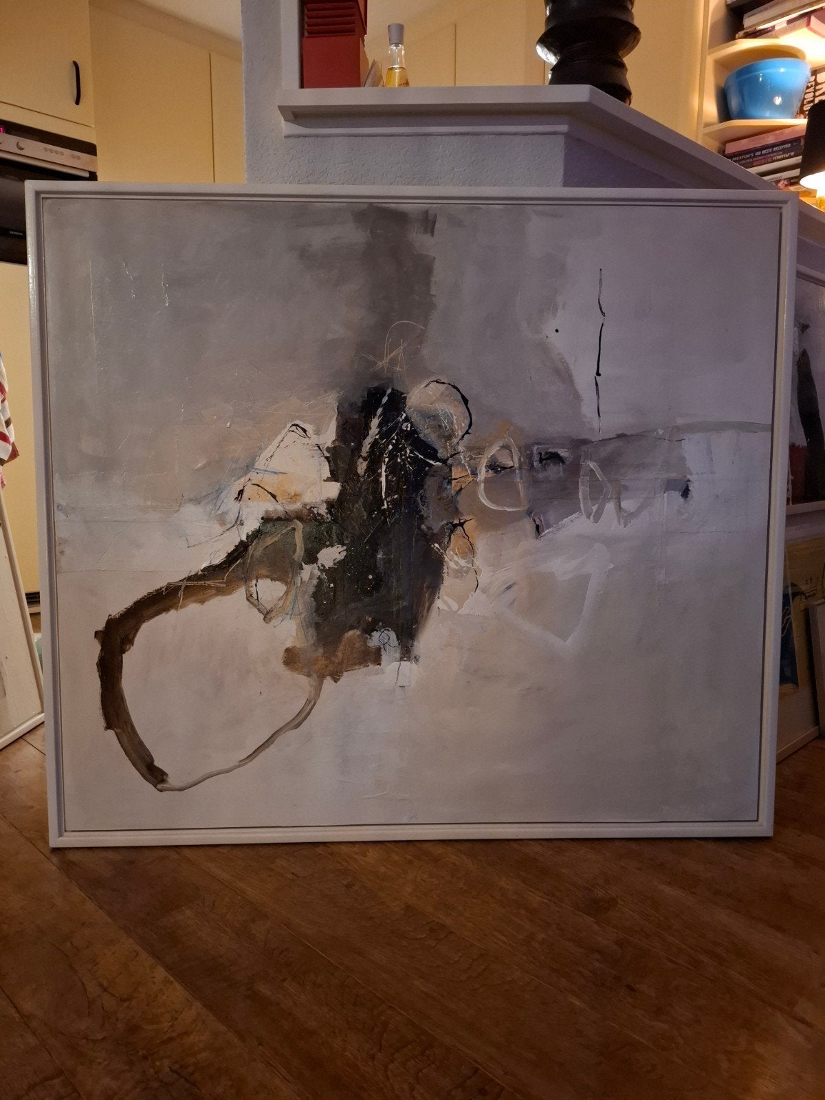 Gemengde techniek op paneel - Ron van der Werf (2000), Ophalen