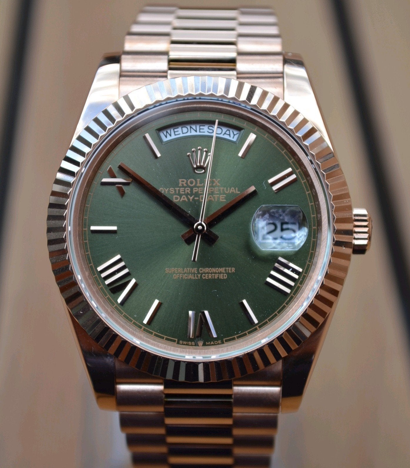 Rolex day date, Ophalen of Verzenden, Nieuw, Staal, Rolex