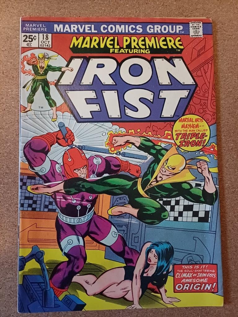 Marvel Premiere 18 - 1974, Eén comic, Amerika, Ophalen of Verzenden, Zo goed als nieuw