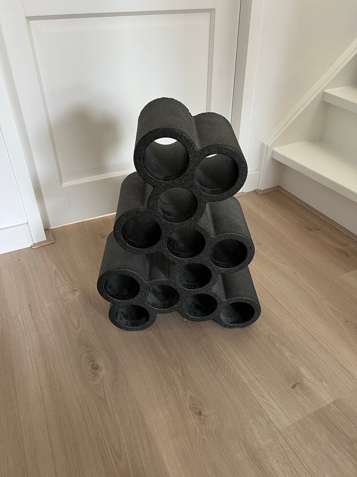 Modern Wijnrek - Lichtgewicht en Modulair Design, Ophalen, 5 tot 15 flessen, Zo goed als nieuw, Overige materialen