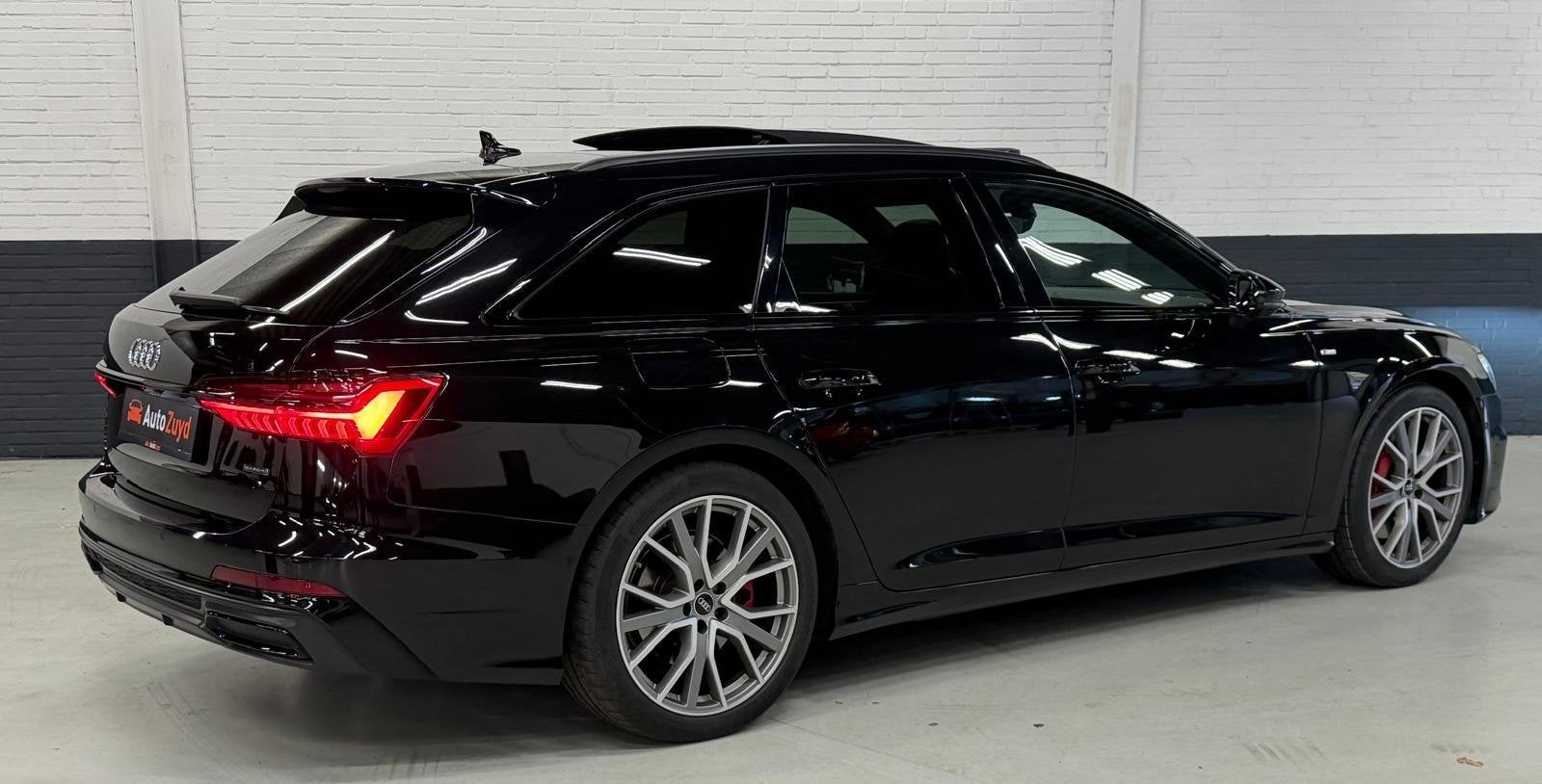 Audi A6 Avant 55 TFSI e quattro S-line edition / Pano / RS-z, Automaat, 77 km/l, Gebruikt, Zwart