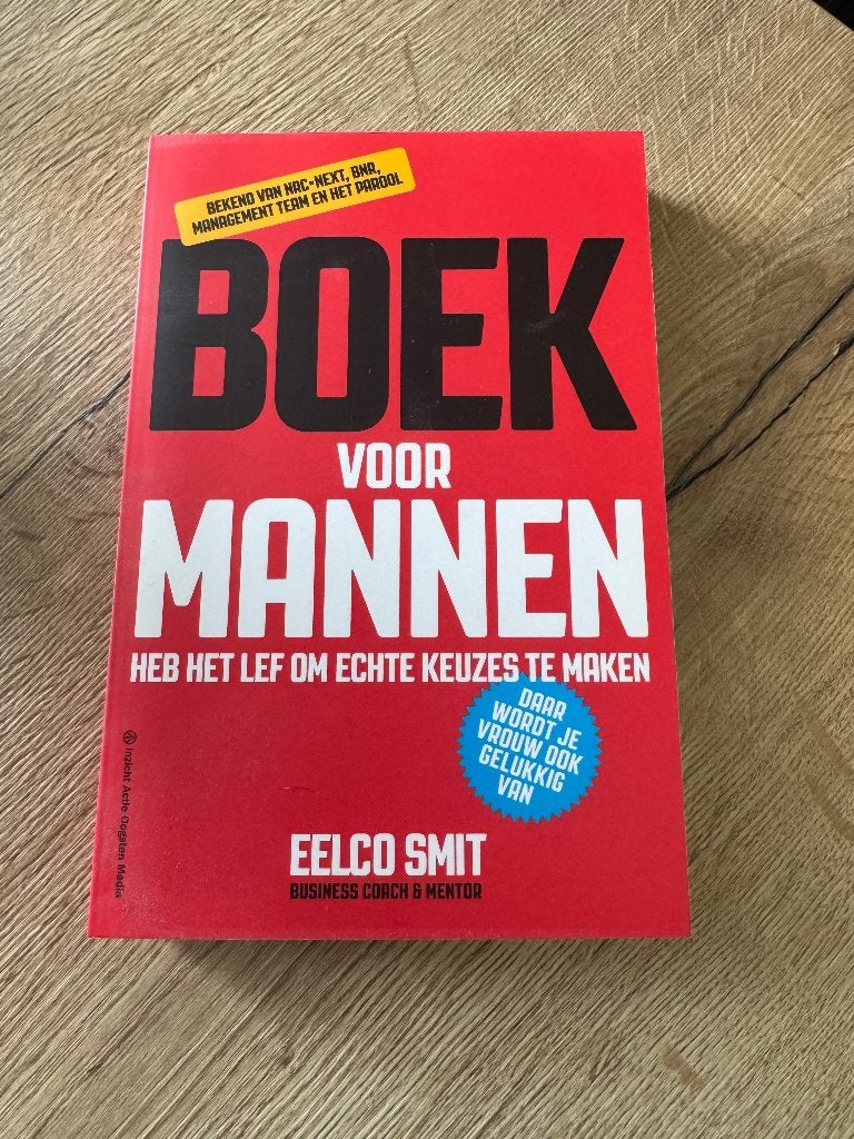 Boek voor MANNEN – Eelco Smit, Ophalen of Verzenden, Nieuw, Sociale psychologie, Eelco smit