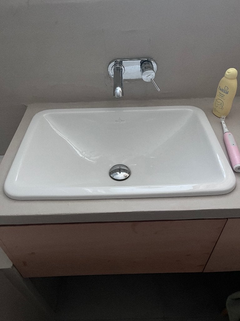 Wastafel villeroy & boch, Huis en Inrichting, Badkamer | Badkamermeubels, Ophalen, Nieuw, 50 tot 100 cm, Minder dan 100 cm