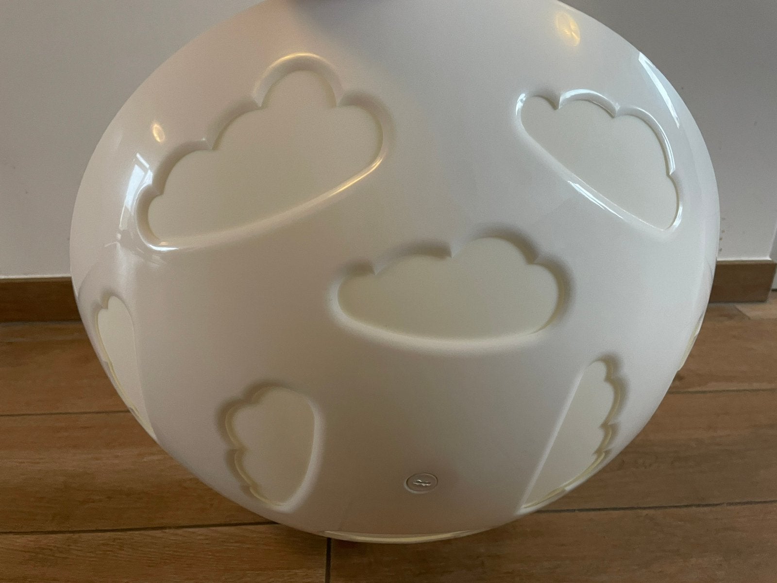 IKEA SKOJIG plafondlamp, Kunststof, Gebruikt, Ophalen of Verzenden, Wit