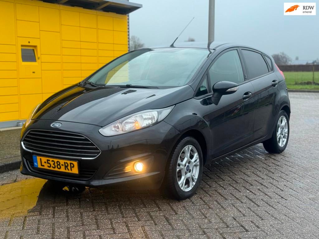 Ford Fiesta 1.0 Style Bj 2013 5Drs Airco Stoelverw. LM-Velge, Voorwielaandrijving, Stof, 525 kg, Bedrijf