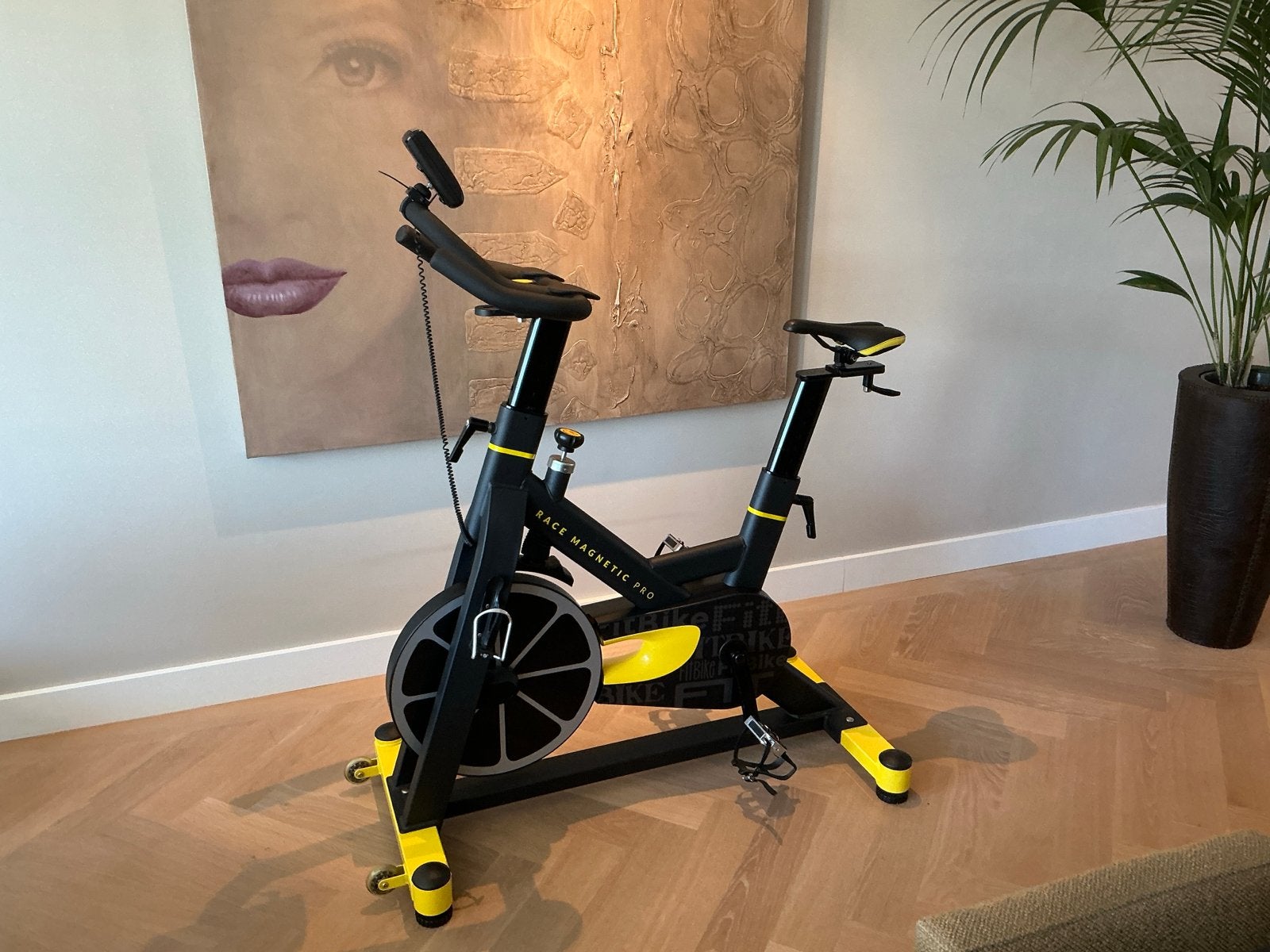 Spinningbike - FitBike Race Magnetic Pro - Perfecte staat!, Ophalen, Spinningfiets, Zo goed als nieuw, Metaal
