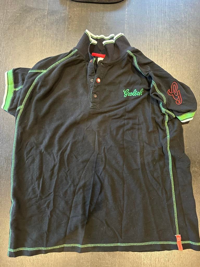Grolsch polo shirt maat XL, Ophalen of Verzenden, Zo goed als nieuw, Maat 56/58 (XL), Zwart