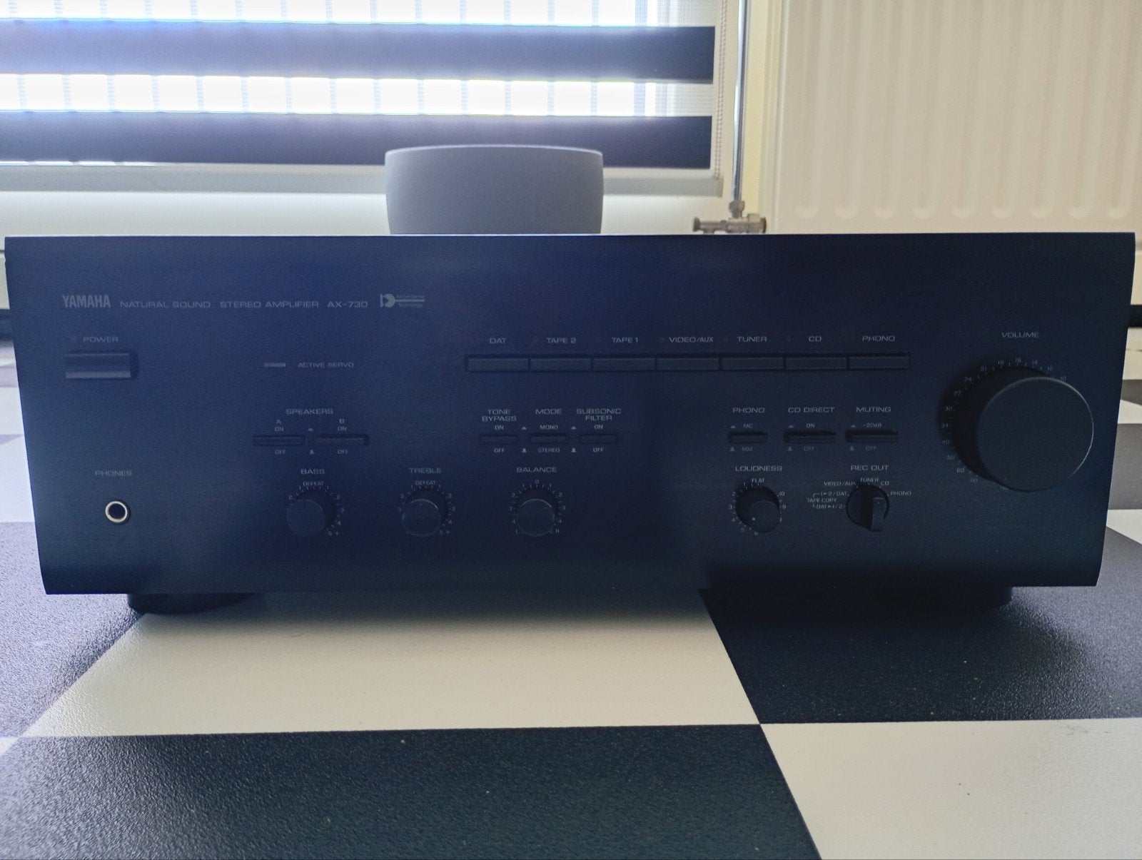 Te koop Yamaha model AX 730 Amp, Ophalen of Verzenden, Gebruikt