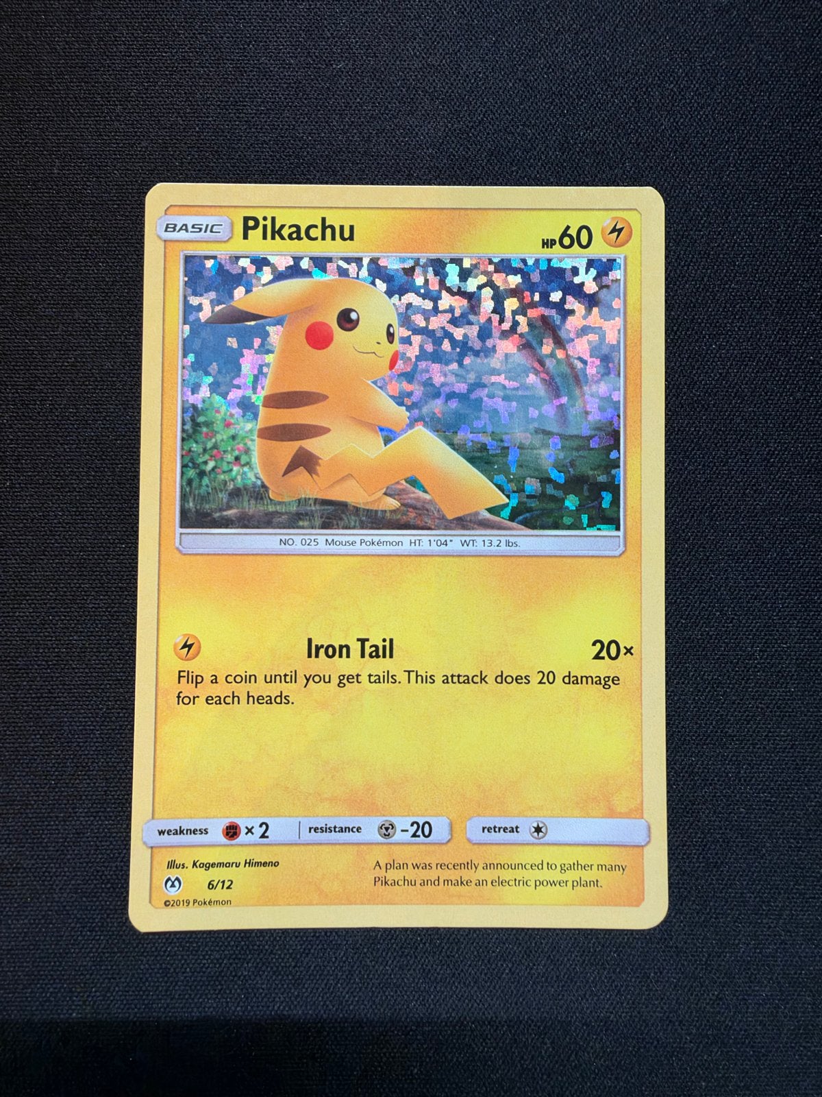 Pokémon Pikachu McDonald’s Collection Promo 2019, Ophalen, Nieuw, Losse kaart, Foil