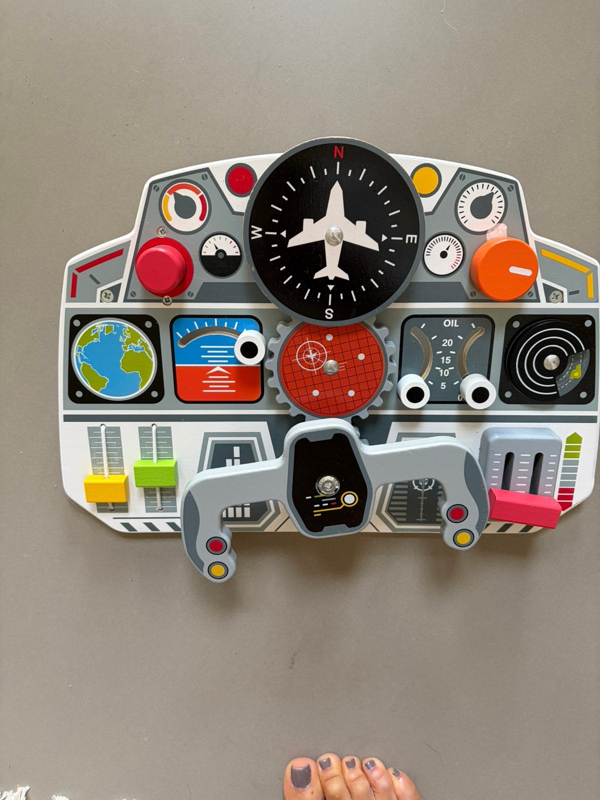 Speelgoed cockpit hout, Kinderen en Baby's, Speelgoed | Houten speelgoed, Ophalen of Verzenden, Zo goed als nieuw