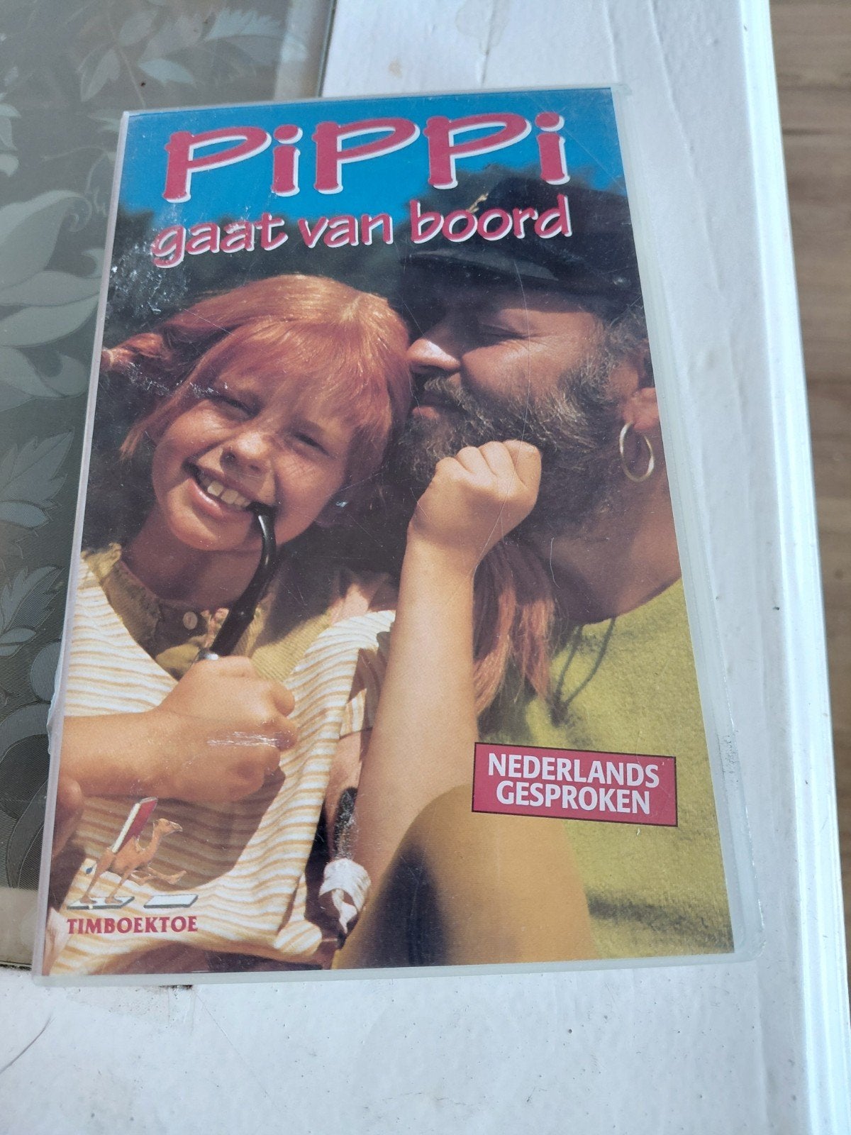 Pippi Langkous gaat van boord videoband., Ophalen of Verzenden, Gebruikt, Kinderprogramma of -film, VHS