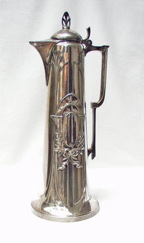 Grote Jugendstil chocoladekan - Dupper & Bernhold., Antiek en Kunst, Ophalen of Verzenden