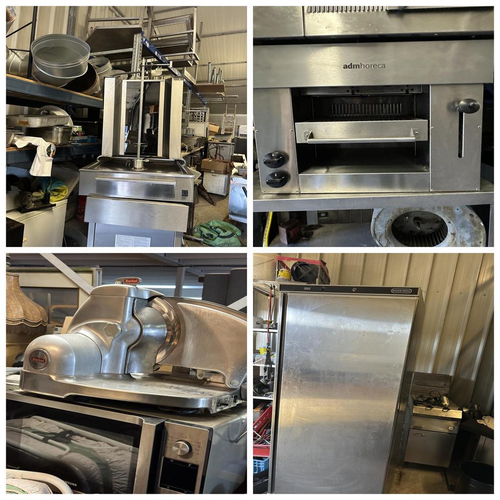 Koelkast/2x grill/berkel snij machine, Ophalen, Fornuis, Frituur en Grillen