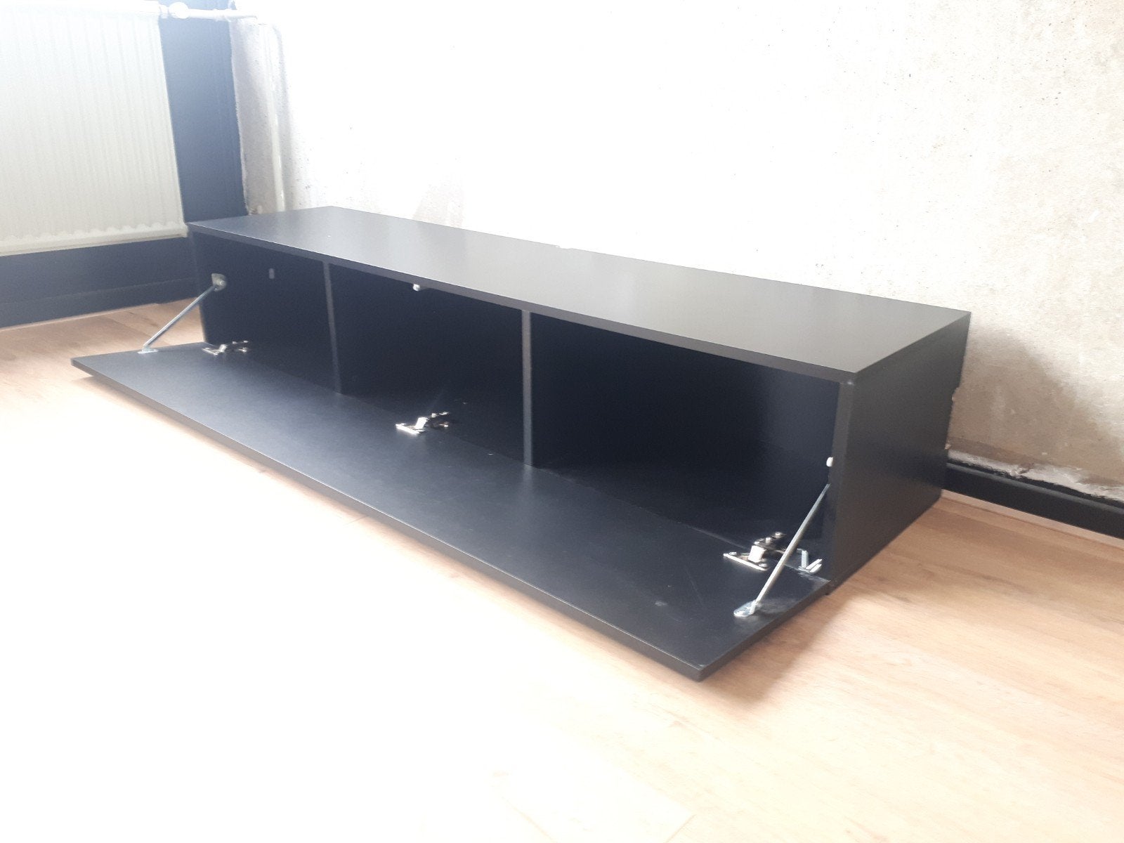 zwevend tv televisie meubel, Ophalen, Gebruikt, 100 tot 150 cm, Minder dan 100 cm