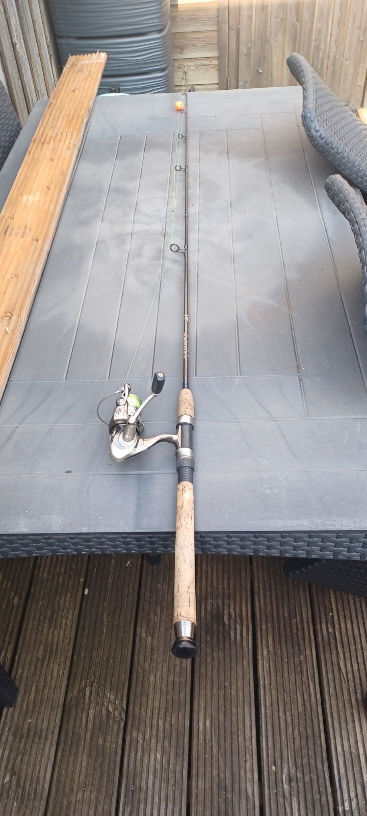 Hengelset voor forel, baars met Abu Garcia molen, Ophalen, Complete hengel