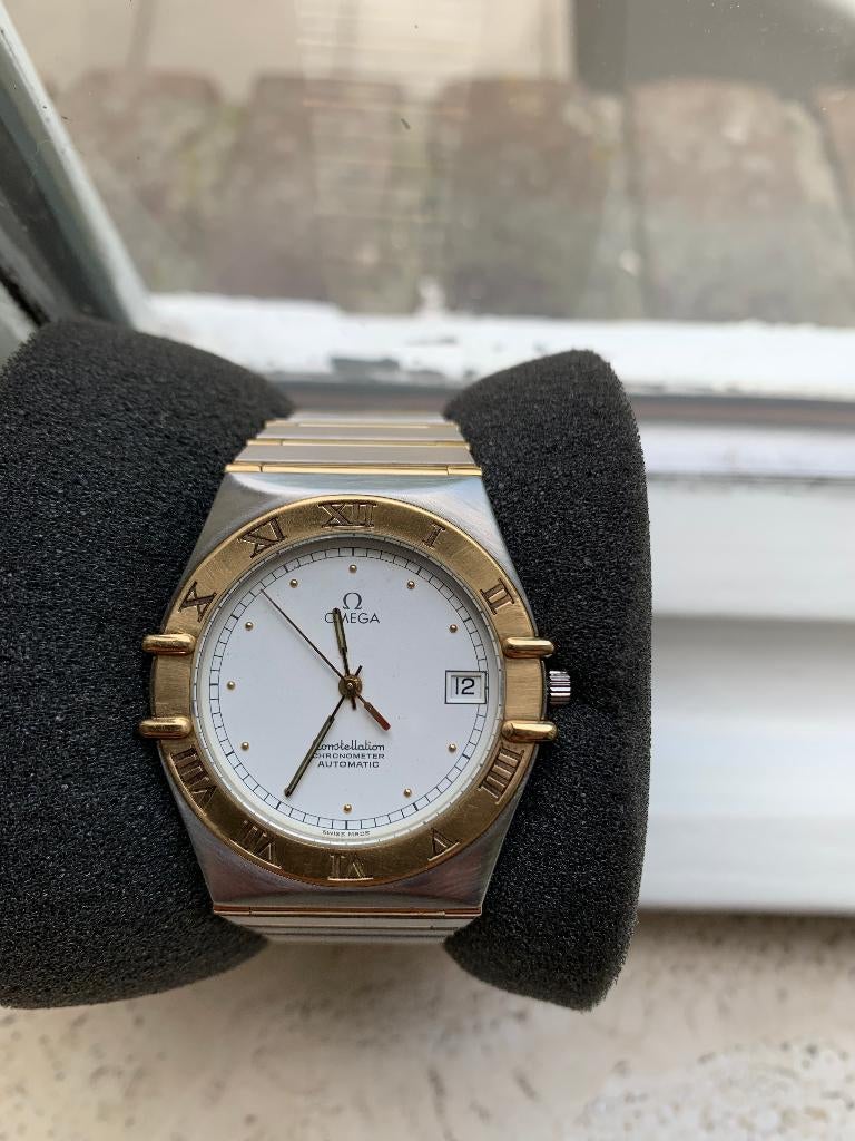 OMEGA CONSTELLATION CHRONOMETER AUTOMATIC STAAL/GOUD+TAXATIE, OMEGA, Polshorloge, OMEGA, Ophalen of Verzenden