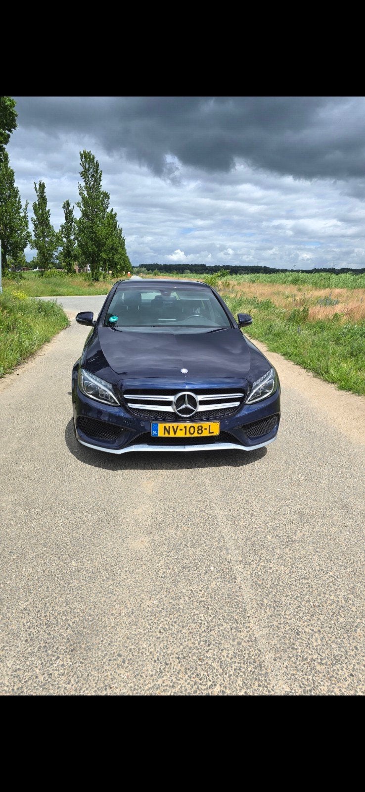 Mercedes-Benz C-Klasse C180 AMG1.6 115KW Aut7 2017 Blauw, Auto's, Mercedes-Benz, Particulier, C-Klasse, ABS, Achteruitrijcamera