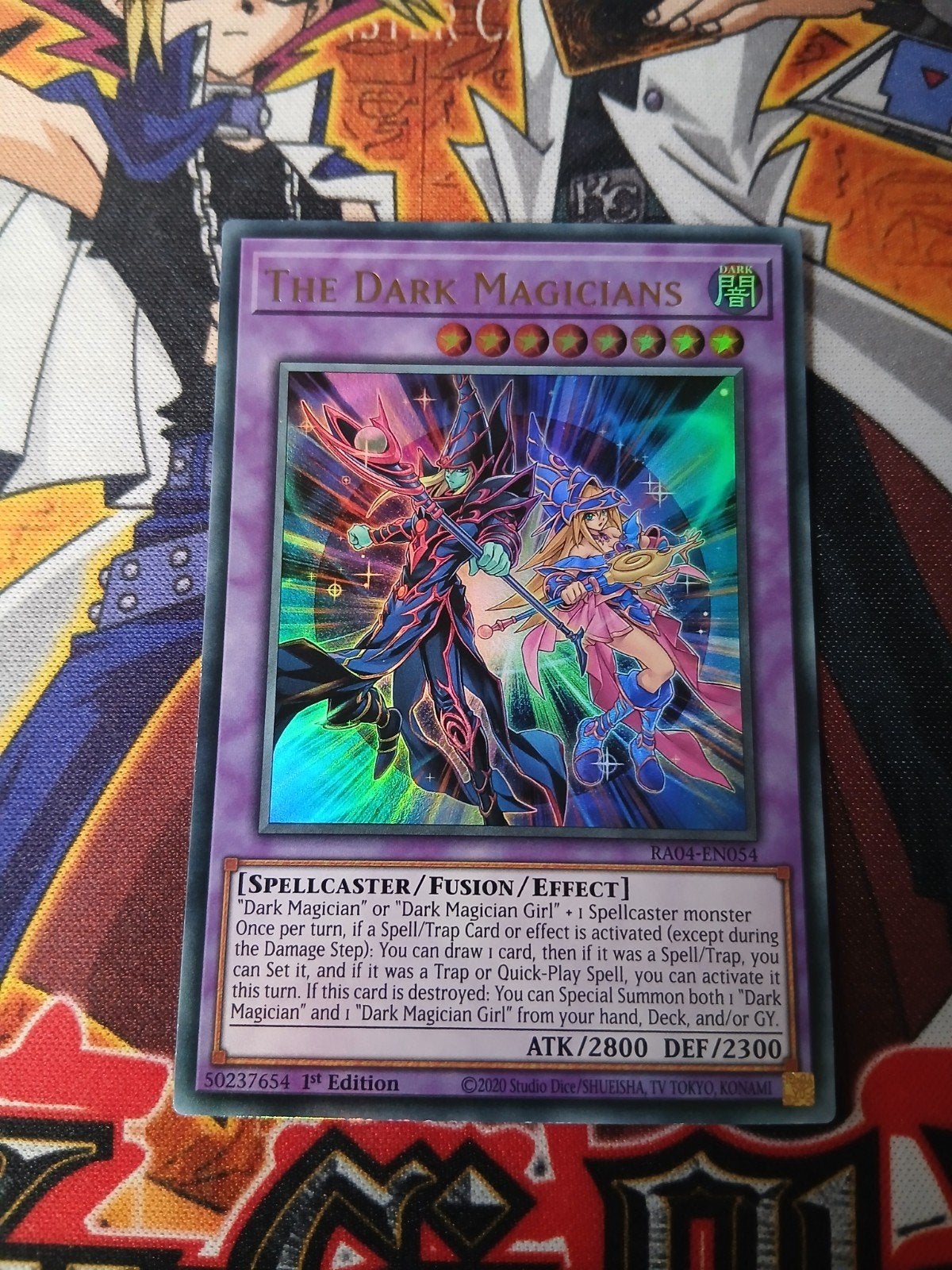 The Dark Magicians - Ultra Rare RA04 - Yu-Gi-Oh, Ophalen of Verzenden, Zo goed als nieuw, Foil