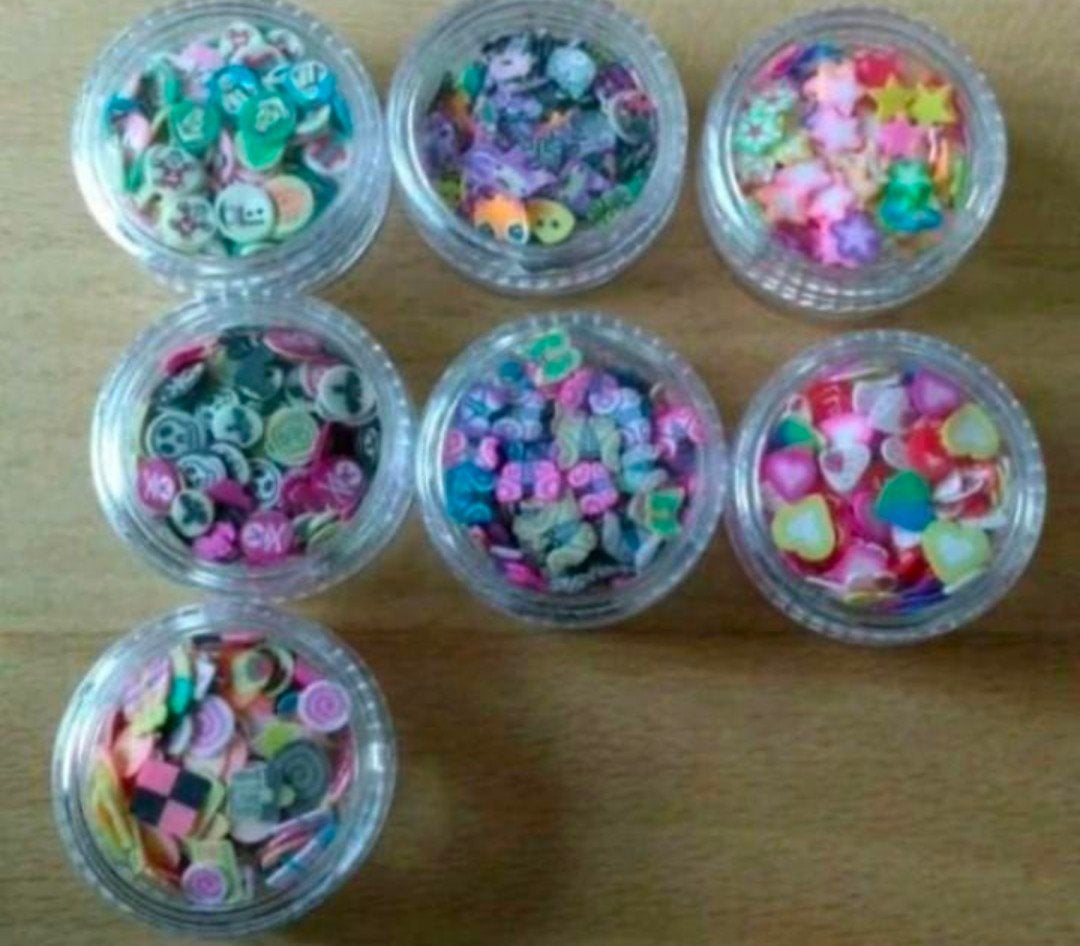 Fimo schijfjes nagelversiering knutselen diverse, Overige kleuren, Nieuw, Ophalen of Verzenden, Handen en Nagels
