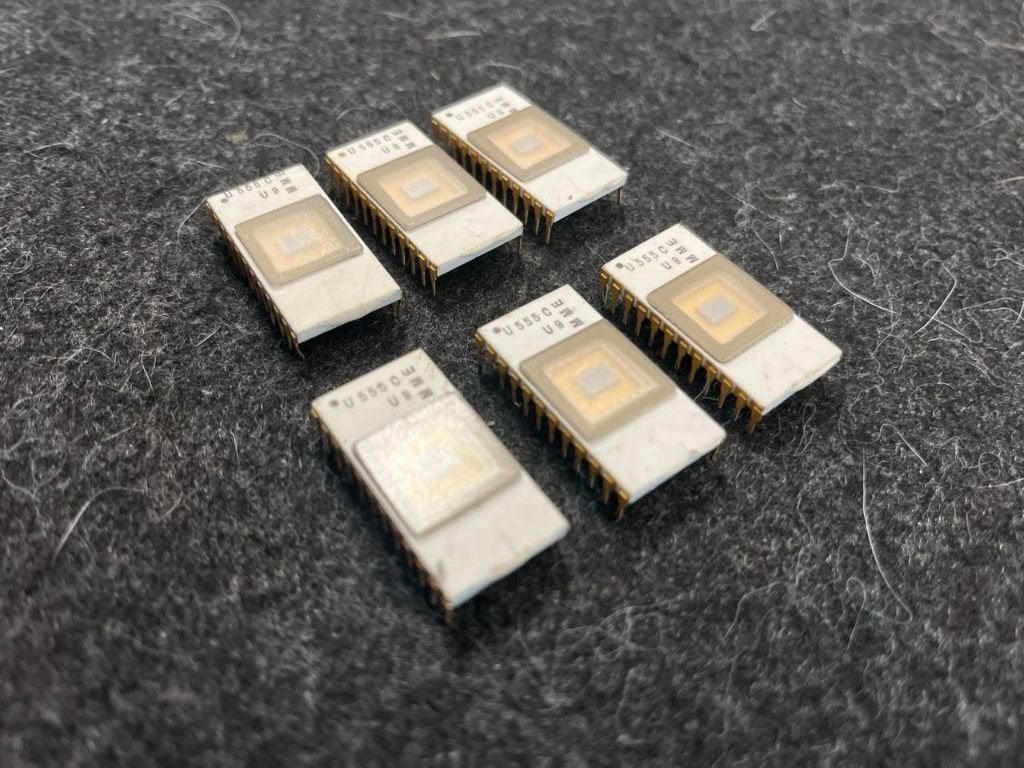 6x MME U555C (U9) EPROMS, vintage DDR, Computers en Software, Overige Computers en Software, Ophalen of Verzenden, Zo goed als nieuw