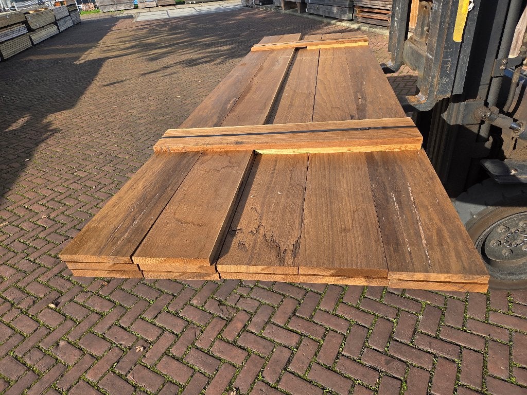 Hardhouten planken - geschaafd 22x190 mm - nr: HP123, Tuin en Terras, Ophalen, Planken, Nieuw, Hardhout