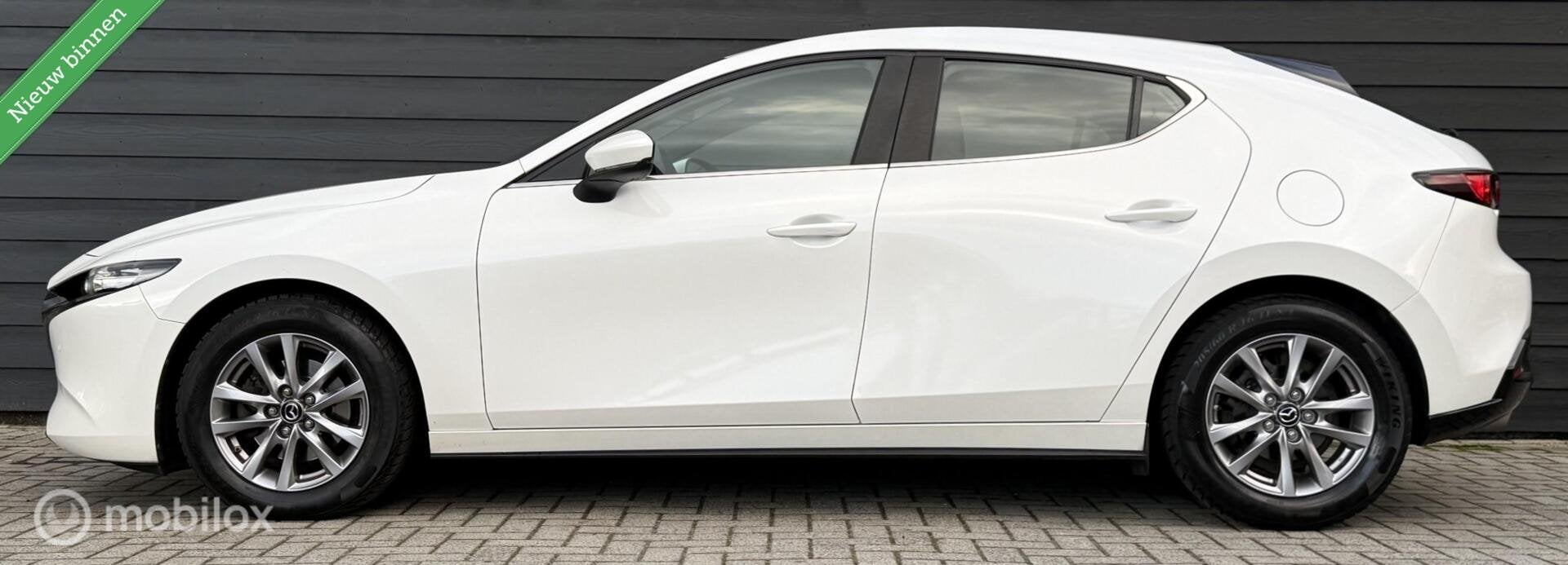 Mazda 3 2.0 e-SkyActiv-X M Hybrid 180 Comfort Bose/Leder/Win, Auto's, Voorwielaandrijving, 1998 cc, Gebruikt, 4 cilinders