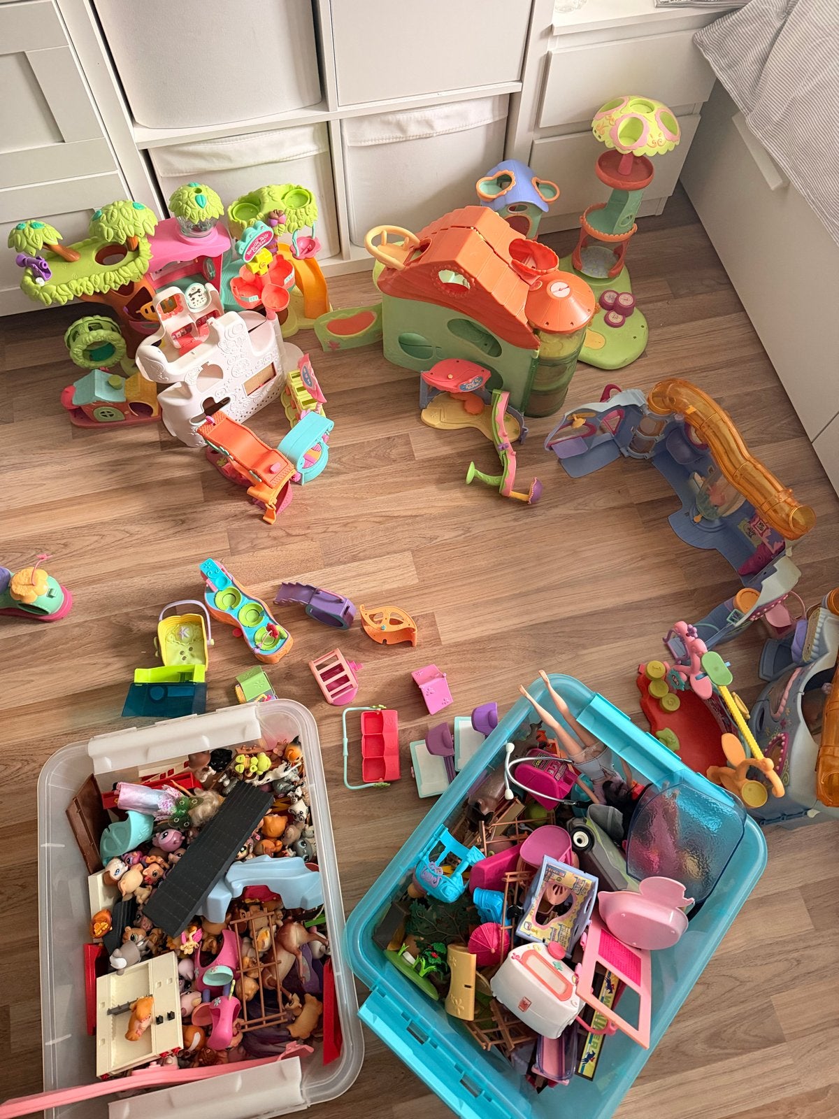 Grote Littlest Pet Shop collectie met veel accessoires, Ophalen, Gebruikt, Meisje